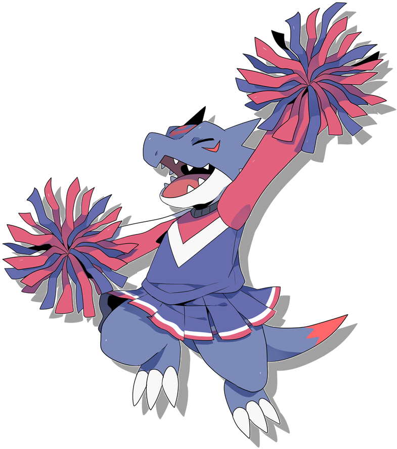 Mini Contest Tug O War Cheerleader Dynamon By Seiryuuden - Clip Art (864x925)