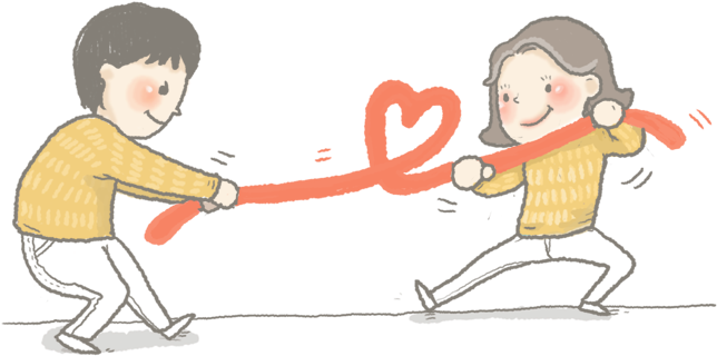 4 Romantic Korean Phrases You Must Know - Cartoon (650x584)