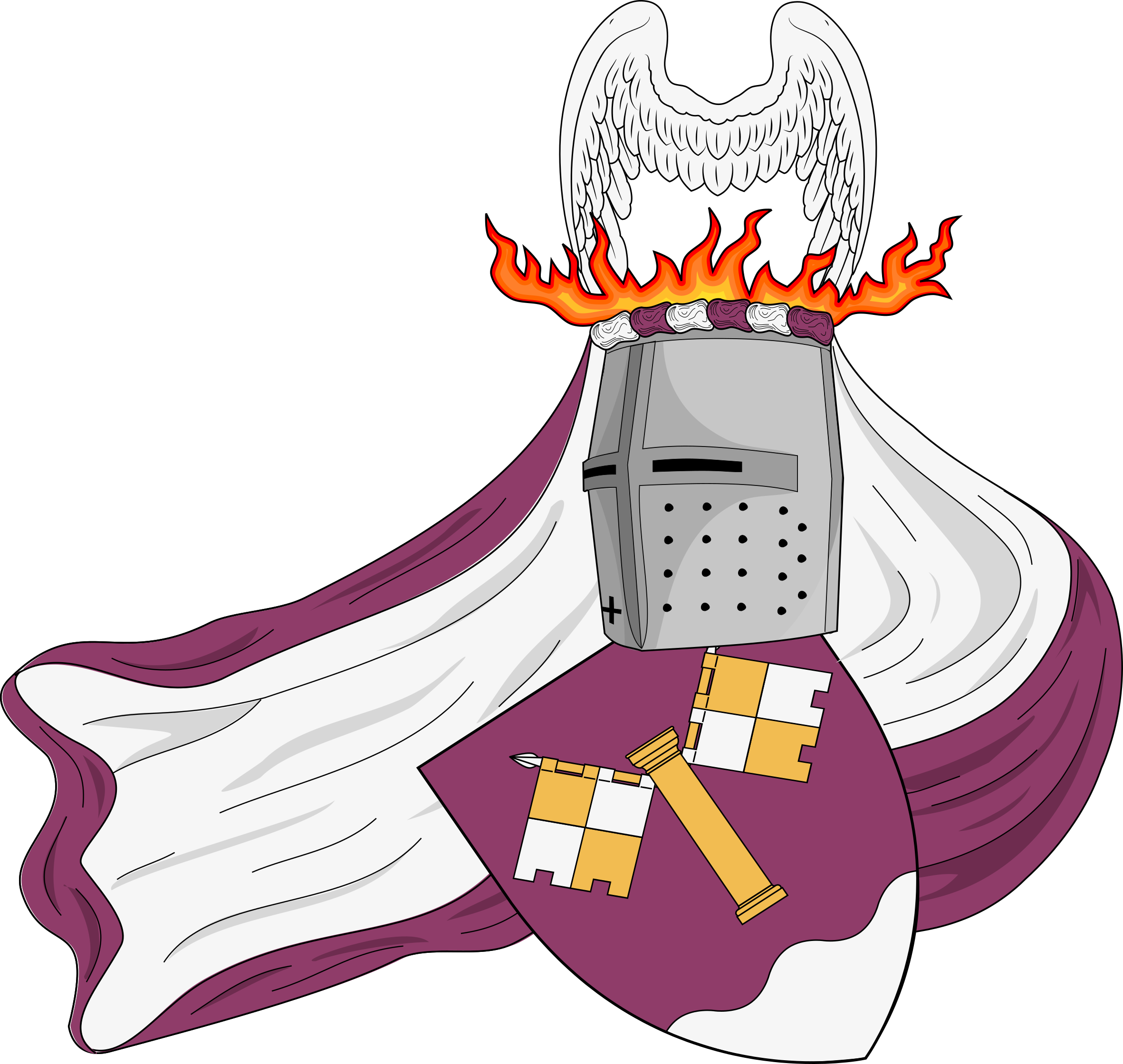 Oci Tried A New Style For My New Coat Of Arms - Illustration (2363x2240)