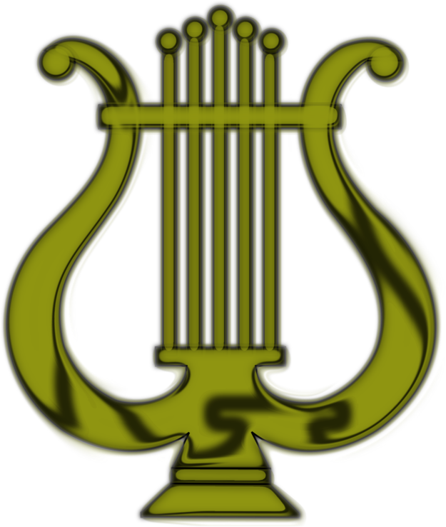 Computer Icons Lyre Harp Home Page Line Art - Clip Art (636x750)