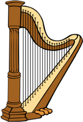 Harp Clipart (400x400)