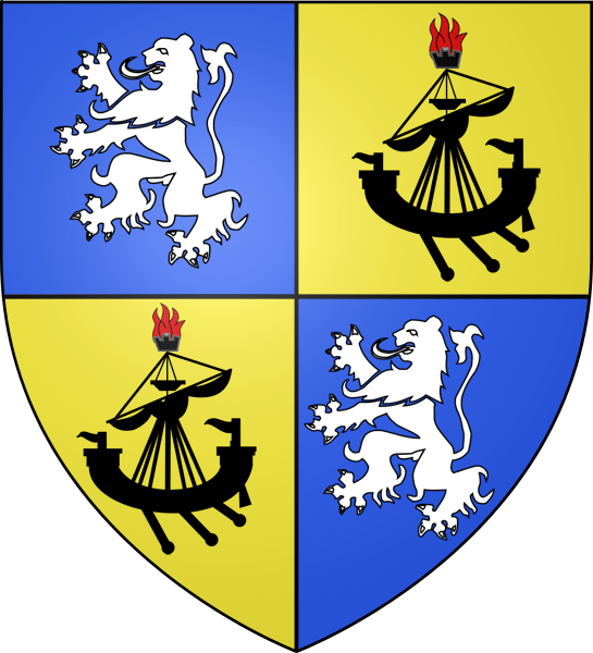 Macdougall Armorial Bearings - Macneil Of Barra Crest (545x600)