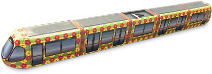 Maquette Miniature Ligne - Railroad Car (450x300)