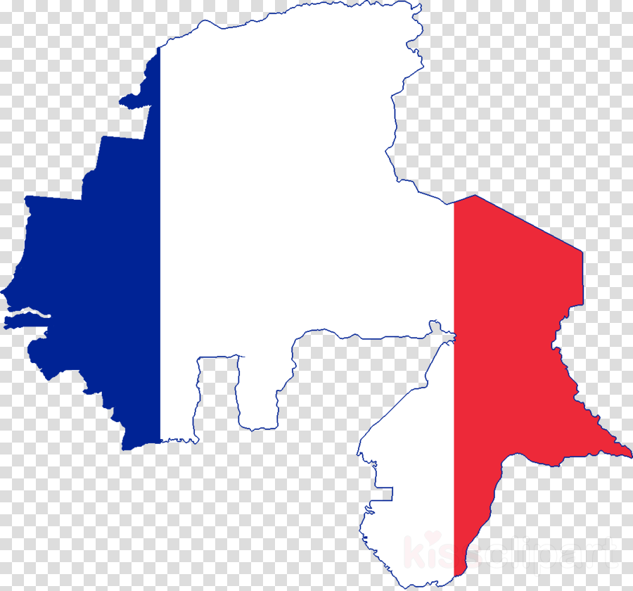 Flag Map Of West Africa Clipart French West Africa - Colonial French Empire Flags (900x840)