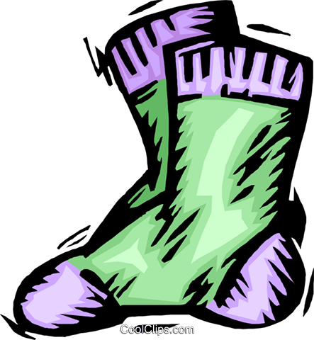 Socks Royalty Free Vector Clip Art Illustration - Socks Royalty Free Vector Clip Art Illustration (443x480)