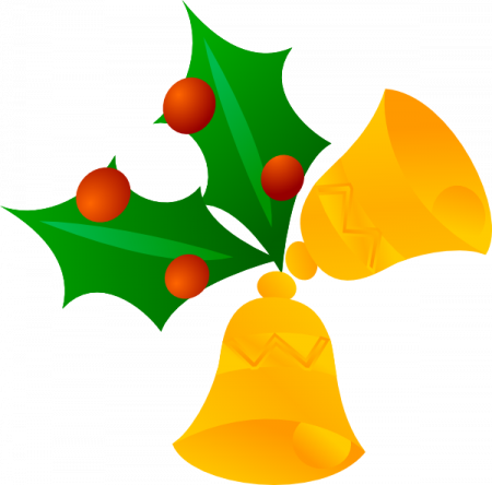 Christmas Corner Borders Clipart - Jingle Bells Clipart Png (450x444)