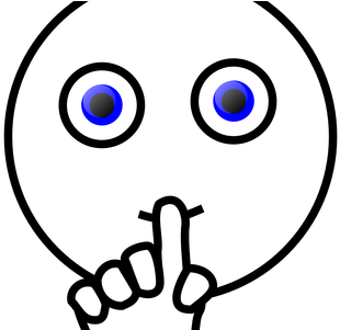 Jpg Black And White Stock Download Wallpaper Silence - Quiet Shhh Clipart (450x300)