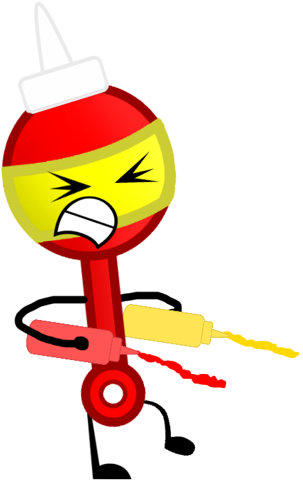 Condiment Rattle By Domobfdi - Cartoon (438x696)