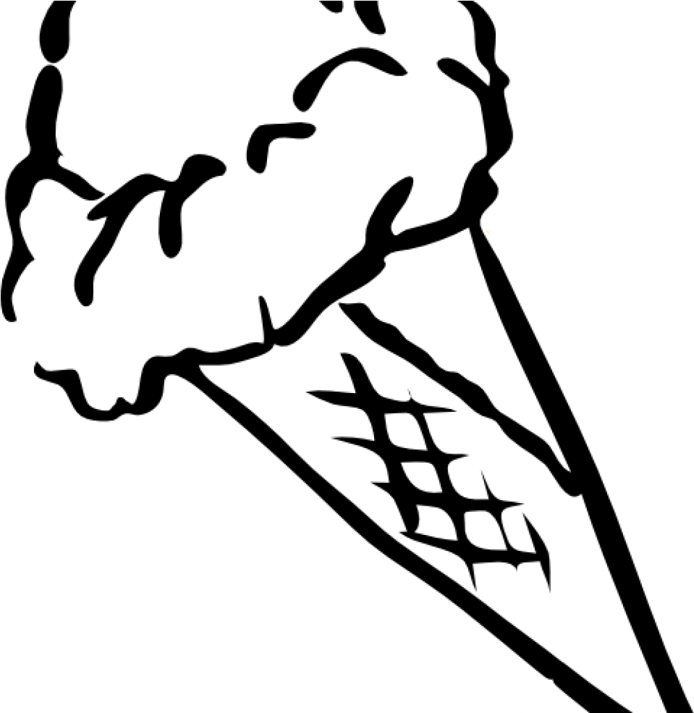 Ice Cream Clipart Black And White Ice Cream Clipart - Transparent Ice Cream Clipart Black And White (1024x1024)