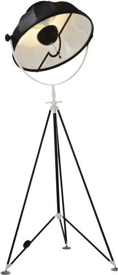 Floor Light Stl Blk Fl1121f - Cartoon (557x557)