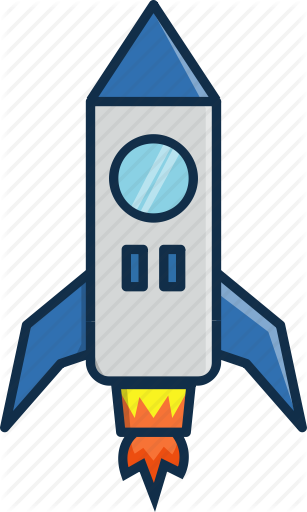 Crew Ship Space Technology Universe Icon - Nasa Rocket Ship (307x512)