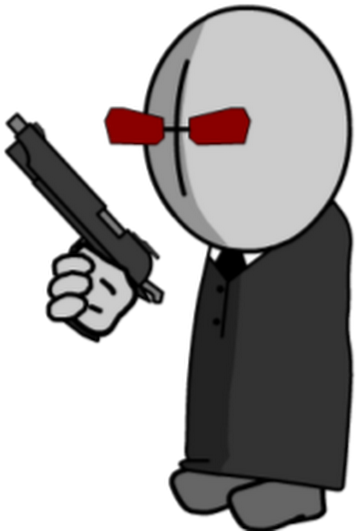 Agency Against Hank Wimbleton Madness Combat Wiki - Madness Combat Grunt Profile (530x530)