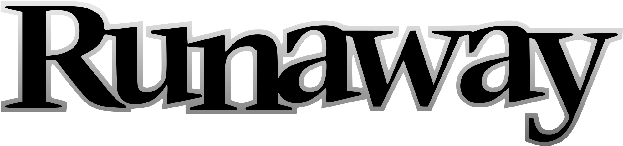 File Logo Svg Wikimedia Transparent Background - Runaway Logo (2000x500)