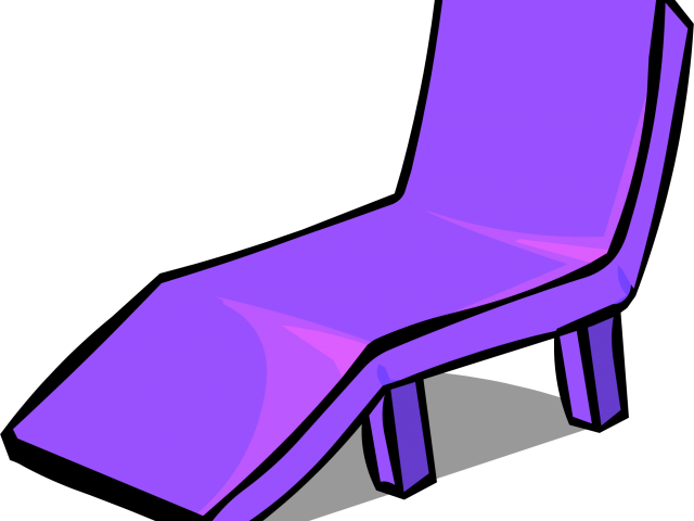 Armchair Clipart Purple - Lawn Chair Clipart (640x480)