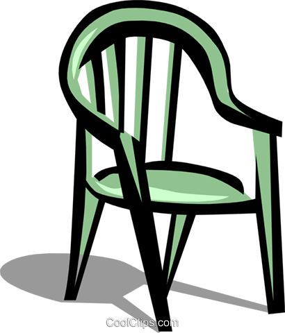 Chair Royalty Free Vector Clip Art Illustration - Chair (410x480)
