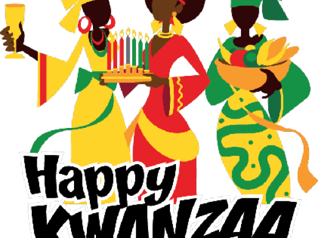 Candles Clipart Kwanza - Happy Kwanzaa (640x480)