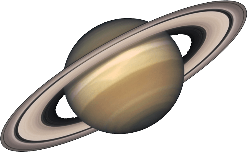 Saturn Clipart Transparent - Transparent Saturn (850x528)