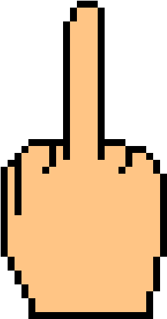 Fuck You - 30 By 30 Pixel Art (320x550)