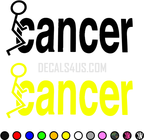 Fuck Cancer - Graphic Design (500x500)