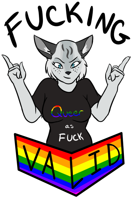 Queer As Fuck - Cartoon (431x640)