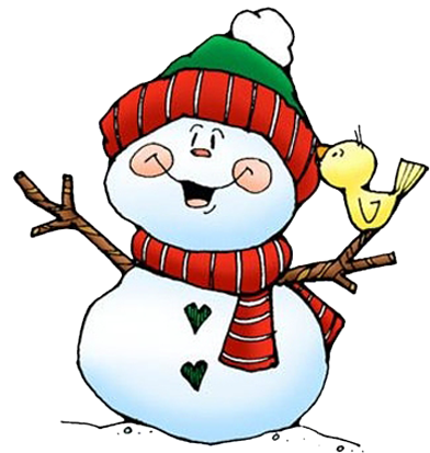 ○‿✿⁀winter‿✿⁀○ Snowman Clipart, Painted Rocks, Christmas - January Snowman (400x413)