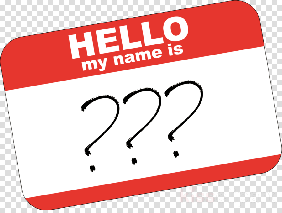 My Name Clipart Name Tag - Write Your Name Clipart (900x680)