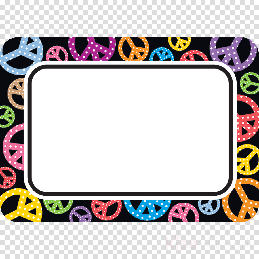 Download Teacher Created Resources Peace Signs Name - Peace Sign Name Tags (900x900)