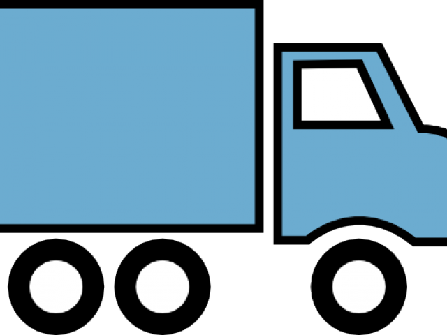 Truck Clipart Simple - Delivery Truck Clipart (640x480)