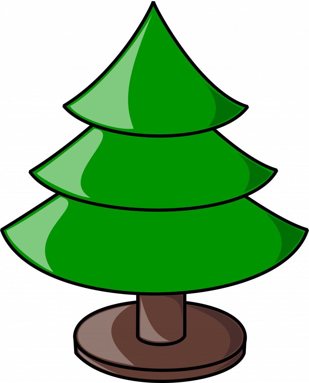 Large Size Of Christmas Tree - Christmas Tree Clip Art (1024x1272)