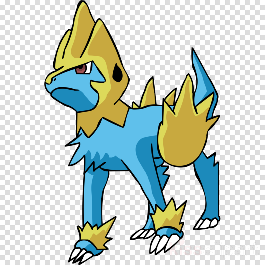 Perro Electrico Pokemon Clipart Pokémon Go Manectric - Black Star Transparent Background (900x900)