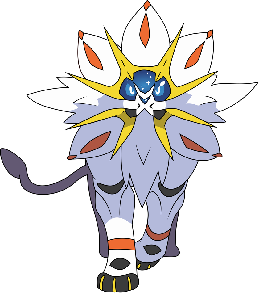Solgaleo By Pokemon Vector Art - Imagenes De Solgaleo Pokemon (840x952)