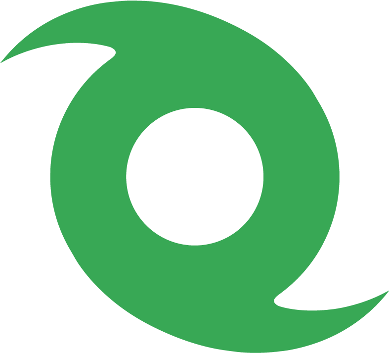 Hurricane Clipart Logo - Hurricane Clipart Green (800x721)