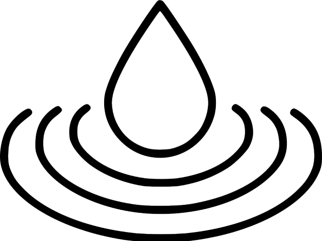 Ripples Clipart Pond Clipart - Water Ripples Drawing Png (640x480)
