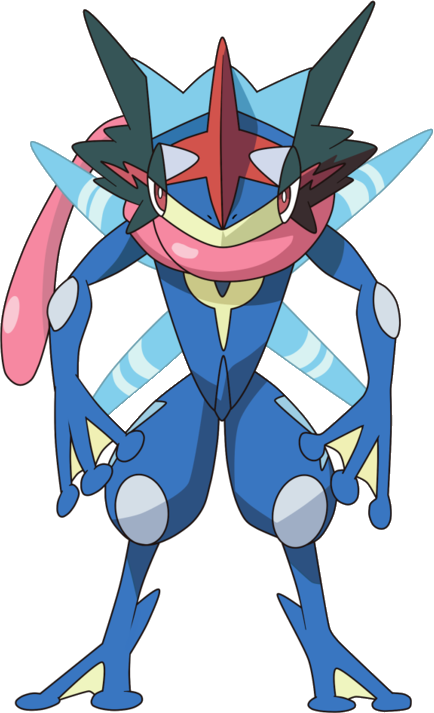 Pokemon Clipart Greninja - Ash Greninja (434x713)