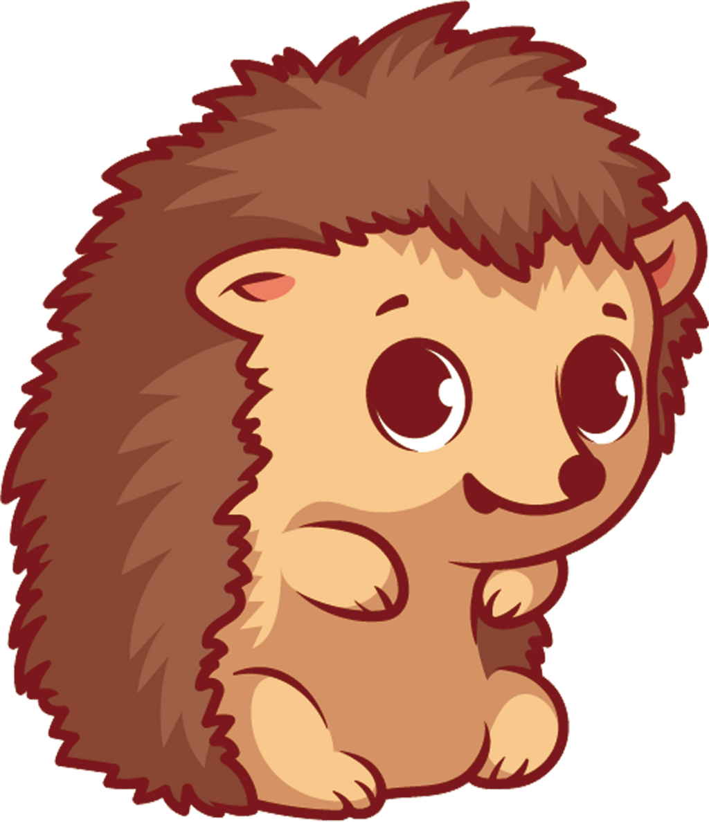 Cute Hedgehog Kawaii Cartoon Adorbale Animal Freetoedit - Animals Hedgehog Cartoon (1024x1188)