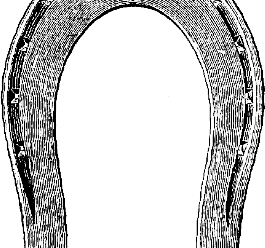 Free Horseshoe Illustration, Download Free Clip Art, - Circle (1368x855)