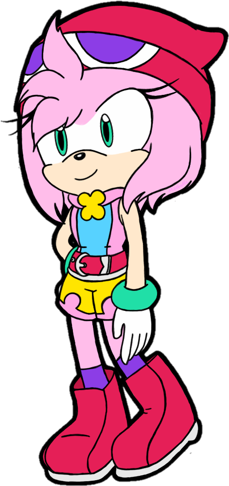 Sonic Runners Amy Is Cute Af - Cartoon (720x1280)