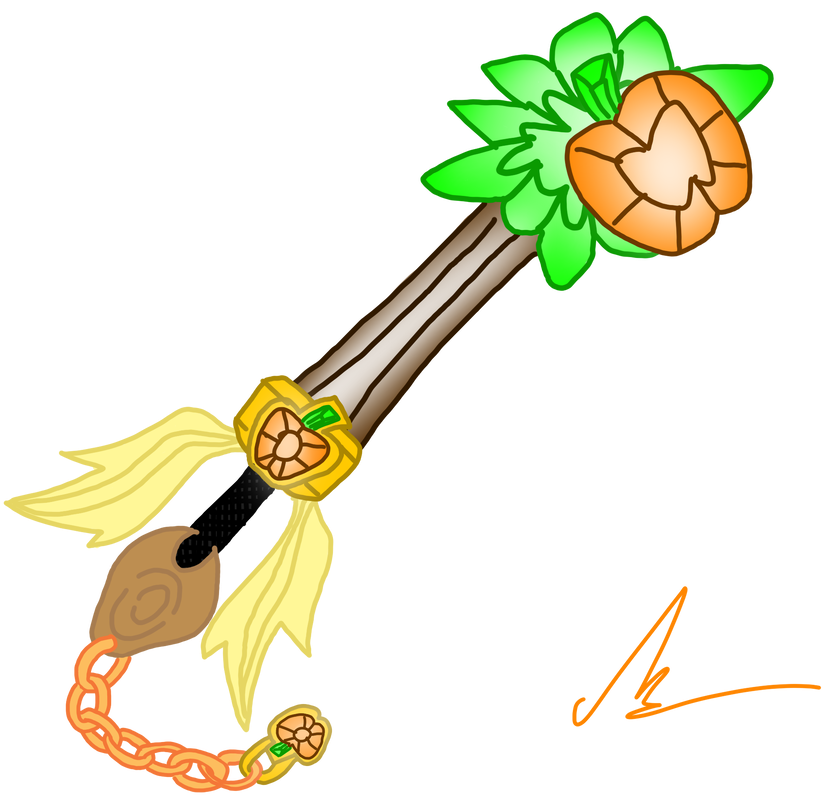 Keyblade Of Honesty By Mkf2308 - Applejack Keyblade (894x894)
