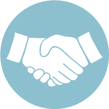 Be Honest Clipart - Hand Shake Icon (400x400)