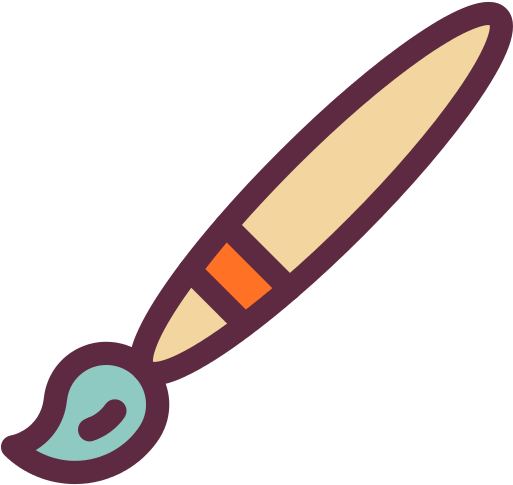 Paintbrush Png File - Paintbrush (512x512)