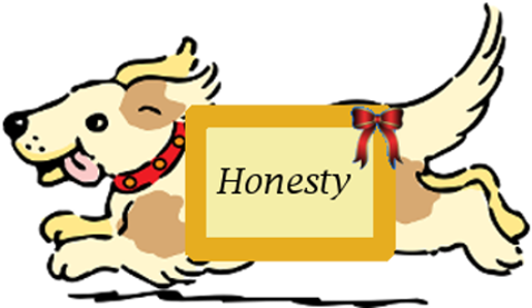 Honesty1 - Dog Running Clipart Png (500x400)