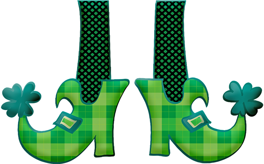 Saint Patrick's Day March 17 Leprechaun Shoes - Saint Patrick's Day (960x565)