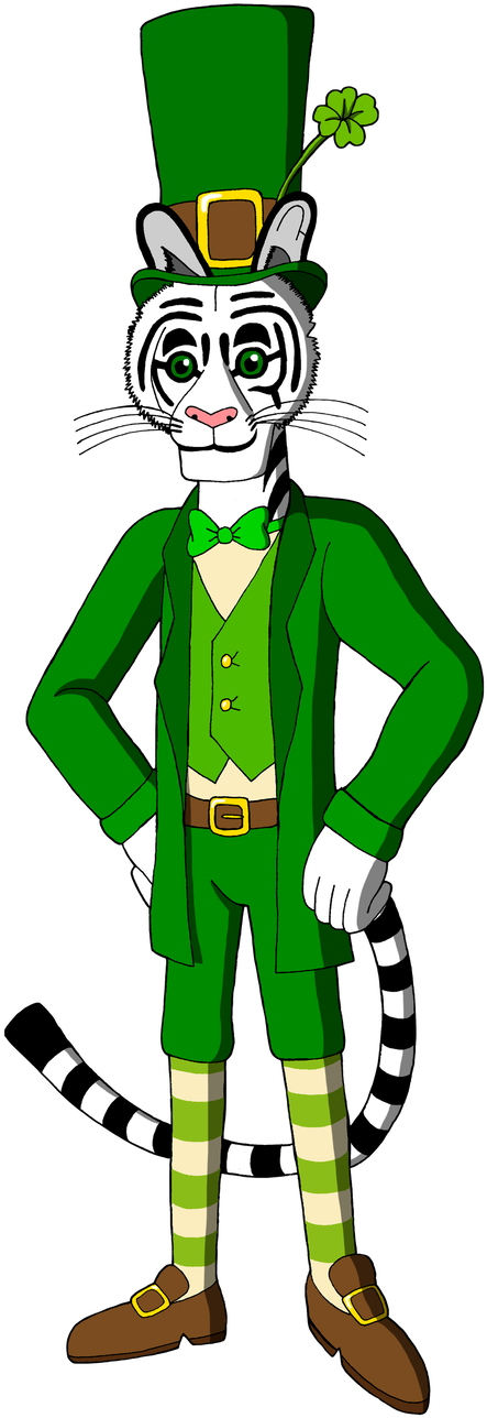 Tigerman A Leprechaun By Renthegodofhumor Tigerman - Cartoon (1024x1435)