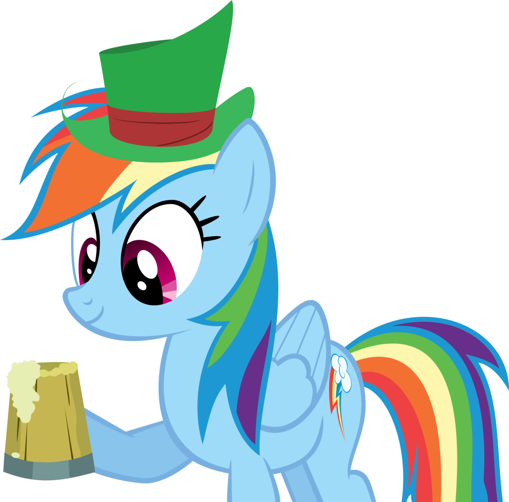 Dasduriel, Cider, Hat, Holiday, Rainbow Dash, Safe, - Мой Маленький Пони Радуга (1039x1024)