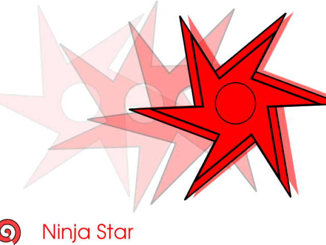 Ninja Clipart Pink Ninja - Ninja Star (640x480)