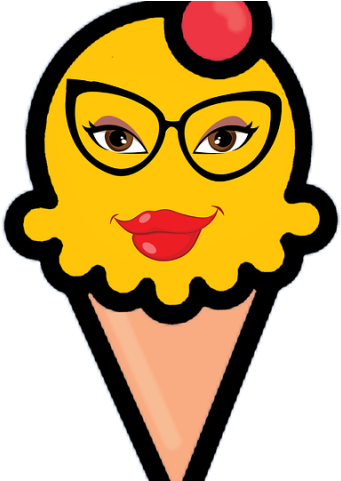 Smiley Clipart Ice Cream - Gambar Animasi Es Cream (640x480)