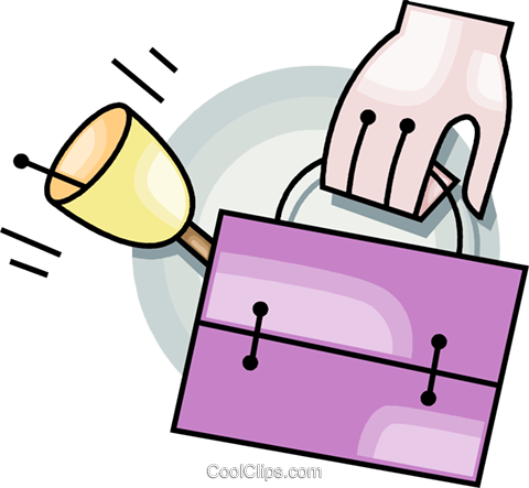 Lunch Box, And School Bell Royalty Free Vector Clip - Lunch Box, And School Bell Royalty Free Vector Clip (480x443)