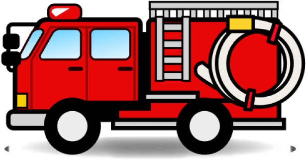 Fire Truck Clipart Emoji Fire - Fire Engine Emoji (640x480)