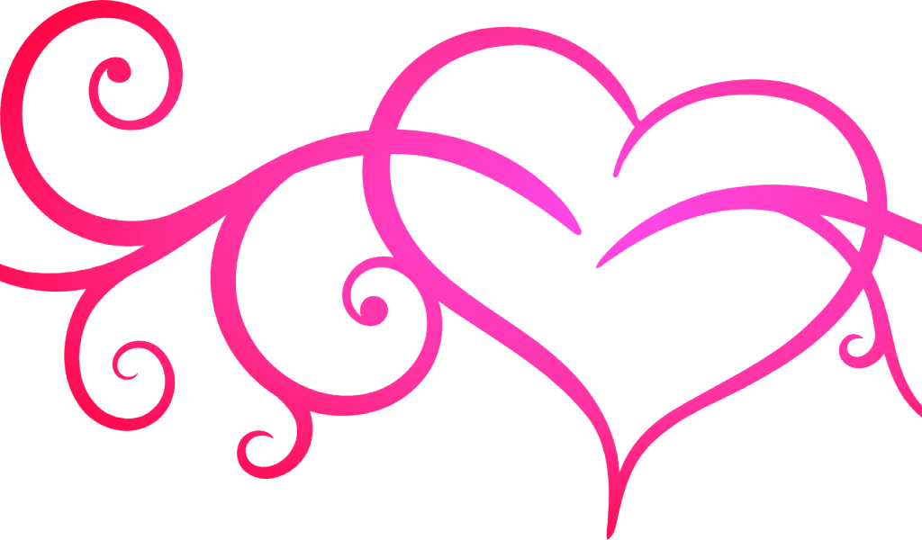 Scroll Line Png - Heart For Photoshop Png (1024x600)