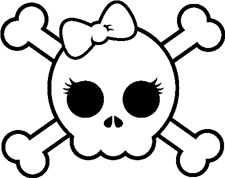 Http - //www - Poursamuser - Com/autres/tete-mort/ - Caveira Fofa Png (600x470)